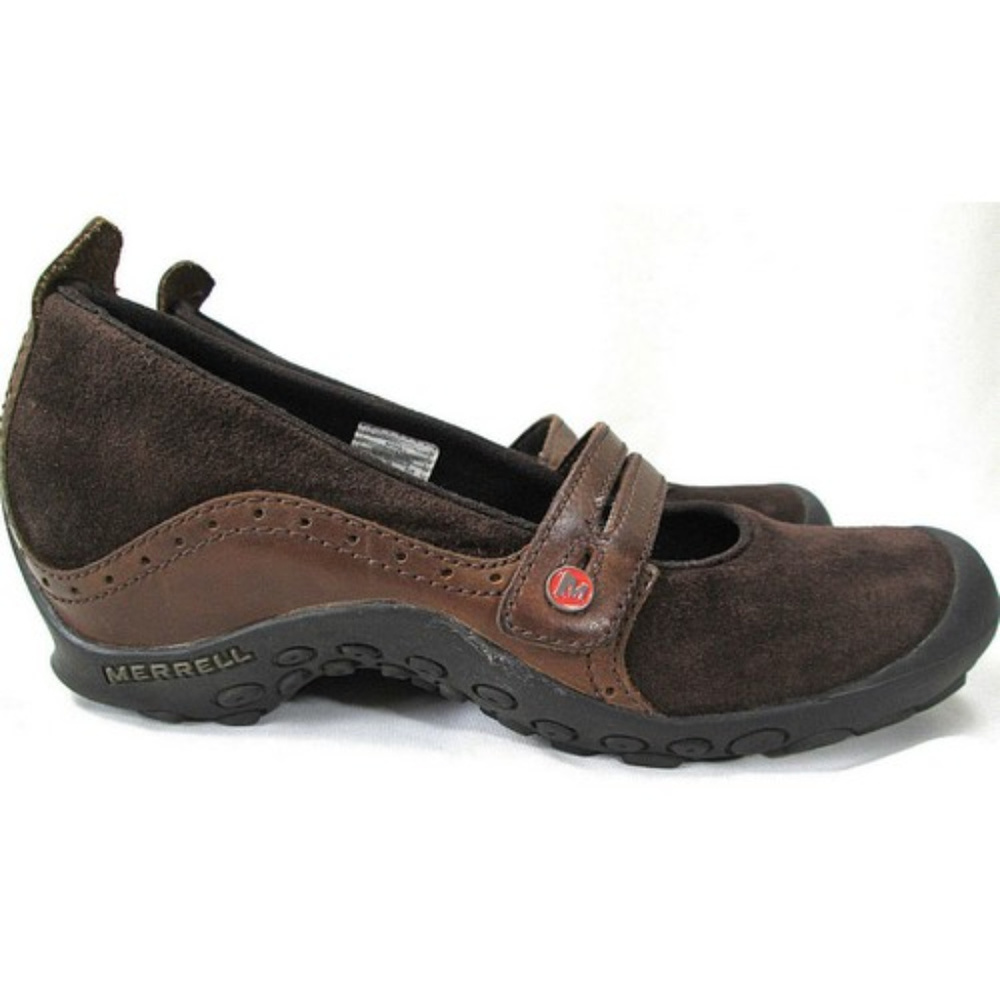 Merrell Plaza Bandeau Mj Leather Suede Mary Janes View 3
